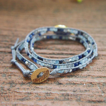 Sea Of Love Jade Wrap Bracelet-Your Soul Place